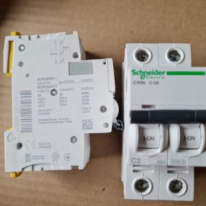 1 x DISJONCTEUR  iC60N  2P C 2A  SCHNEIDER   A9F77202