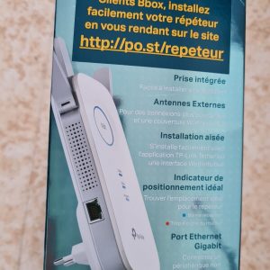 Répéteur WiFi (RE450) Ampli WiFi AC1750 , WiFi Extender , Booster  TP-LINK