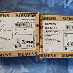 LOT de 2 x SIEMENS 2P  C 10A + C 20A 5SY4210-7  5SY4220-7  DISJONCTEUR
