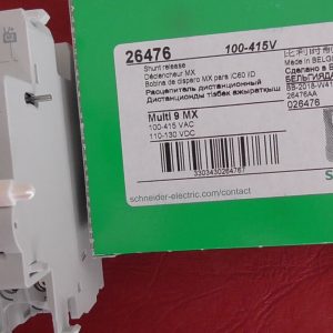 BOBINE  à émission  MX 100-415V  SCHNEIDER  26476  ( POUR les C60N , ID..  230V