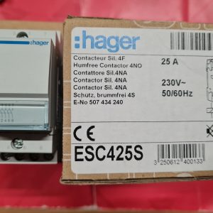 CONTACTEUR CT 4NO 25A  230V   HAGER ESC425S