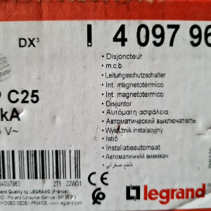 DX3  C 25A  4P  25kA LEGRAND 4197 96.   419796