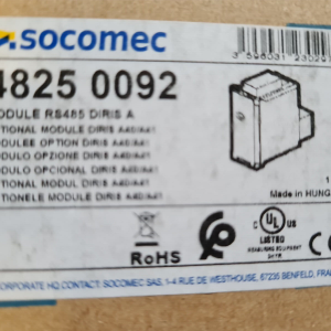 MODULE OPTION  DIRIS A , RS485  SOCOMEC 4825 0092 , 48250092